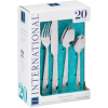 International Silver Dawson Frost 20-piece Stainless Steel Flatware Set