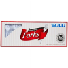 solo white heavyweight forks - 500 ct